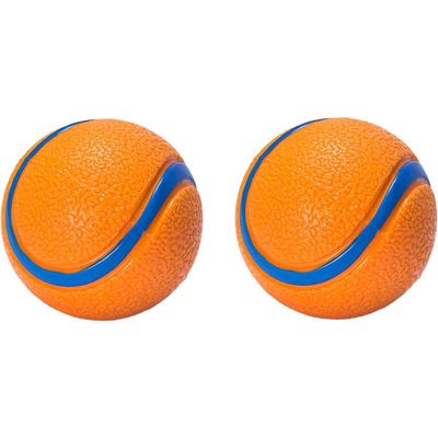 ZooVenture Balle Caoutchouc Chien Naturel 2P