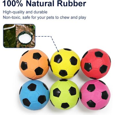 ZooVenture Balles Latex Chien 6 Pièces Couleurs