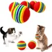 ZooVenture Balle Mousse EVA Chat 3.5cm Rouge