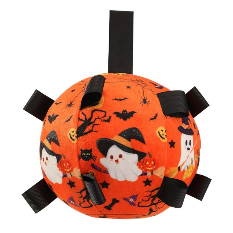 FurryFusion Halloween-Hundeballon, robust und quietschig