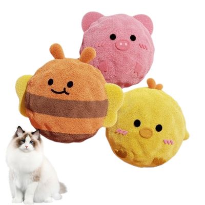 MCBOSON Jouet en peluche pour chien Balles en tissu doux 3 pcs