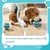 FurryFusion Balle à friandises en caoutchouc naturel pour chiens moyens