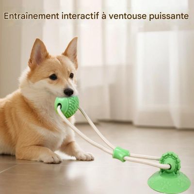FurryFusion Juguete para perros, pelota dispensadora de premios irrompible