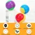 MCBOSON Lot de 3 boules grinçantes indestructibles chiens moyens grands MCBOSON Lot de 3 boules grinçantes indestructibles chiens moyens grands