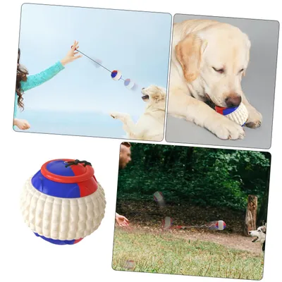 FurryFusion Balle à lancer et bâtonnet de mordillage pour chien FurryFusion Balle à lancer et bâtonnet de mordillage pour chien