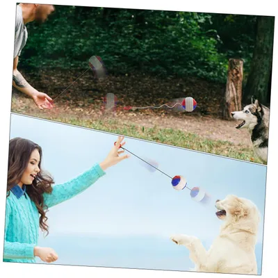 FurryFusion Balle à lancer et bâtonnet de mordillage pour chien FurryFusion Balle à lancer et bâtonnet de mordillage pour chien