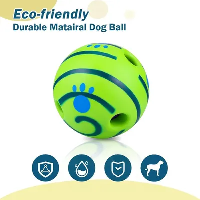 MCBOSON Balle de jeu pour chien sonore, 14 cm MCBOSON Balle de jeu pour chien sonore, 14 cm