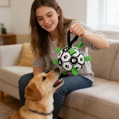 FurryFusion Ballon de jeu pour chiens