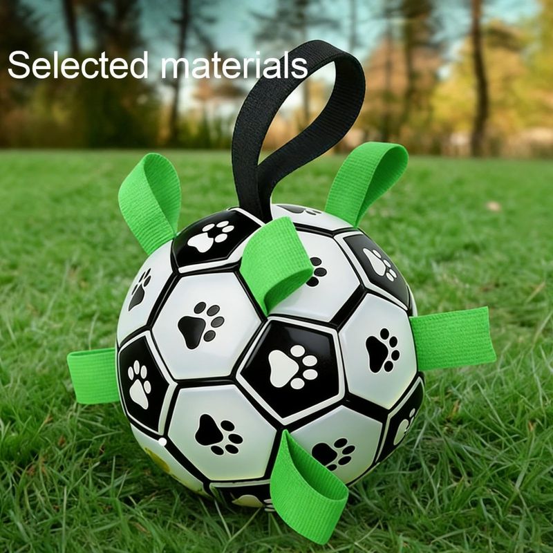 FurryFusion Hund spielt Ball