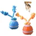 Zoomtopia Jouet chien interactif citrouille bleu orange 3 modes