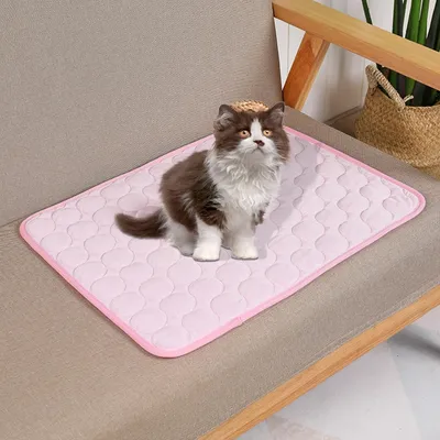 PetTribes Tapis Refroidissant Rose M : 60x50cm, Double Face PetTribes Tapis Refroidissant Rose M : 60x50cm, Double Face