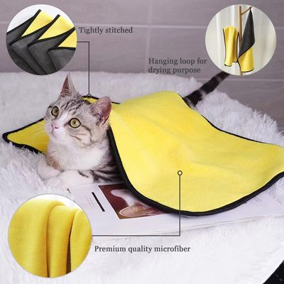 PetTribes Serviette Microfibre Chien : 100x50cm, Séchage Rapide, Absorbante