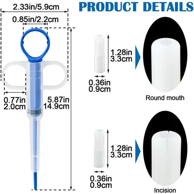 ZooVenture Distributeur Medicament Chat Chien 2P ZooVenture Distributeur Medicament Chat Chien 2P