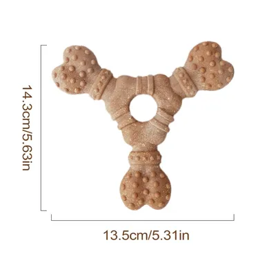 PetTribes Jouet à Mâcher Chien Résistant, Os Dentition PetTribes Jouet à Mâcher Chien Résistant, Os Dentition