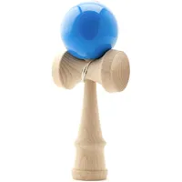 Kendama, jeu d'adresse japonais, jouet en bois avec balle bleue, marque