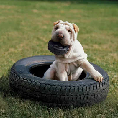 HausPets Jouet Pneu Extreme en Caoutchouc Naturel Chiens Moyens HausPets Jouet Pneu Extreme en Caoutchouc Naturel Chiens Moyens