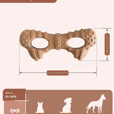 FurryFusion Os à friandises pour chiens, abrasif et résistant à la morsure FurryFusion Os à friandises pour chiens, abrasif et résistant à la morsure