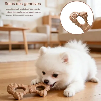 FurryFusion Os à friandises pour chiens, abrasif et résistant à la morsure FurryFusion Os à friandises pour chiens, abrasif et résistant à la morsure