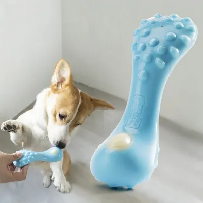 FurryFusion Os à grincer en nylon aux saveurs de bacon pour chien FurryFusion Os à grincer en nylon aux saveurs de bacon pour chien