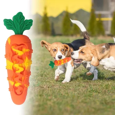 PetTribes Carotte À Mâcher Silicone