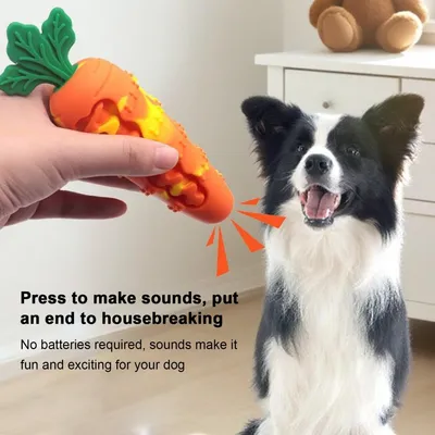 PetTribes Carotte À Mâcher Silicone