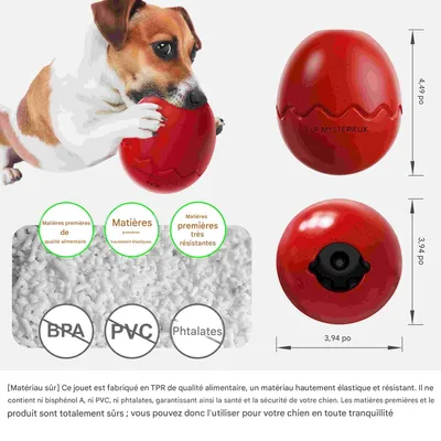 FurryFusion Oeuf de dinosaure pour chien à nourriture lente FurryFusion Oeuf de dinosaure pour chien à nourriture lente