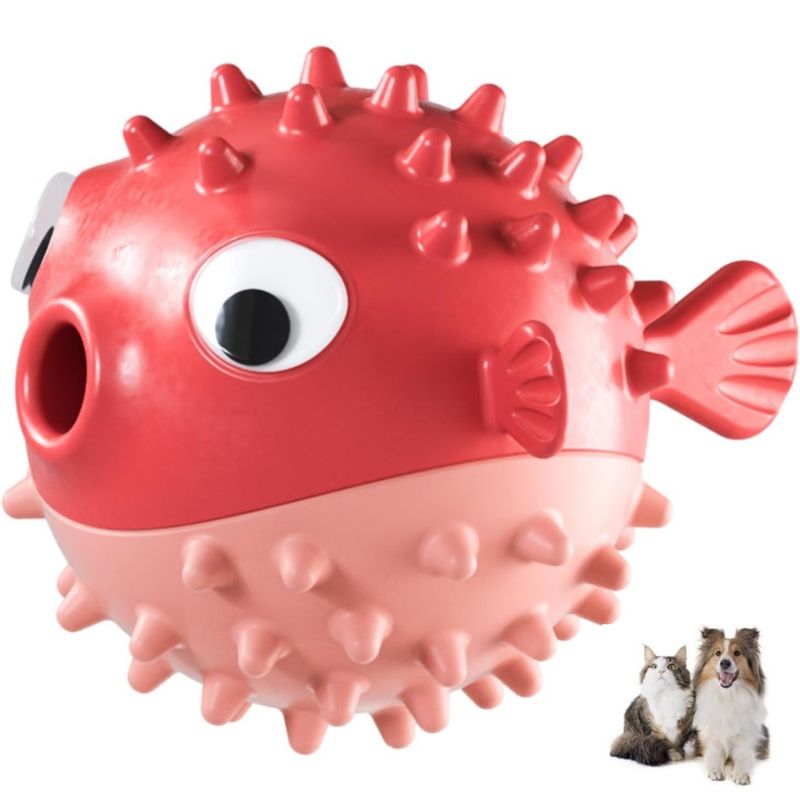 ZooVenture Leckerli Spender Hund Puzzle Rot