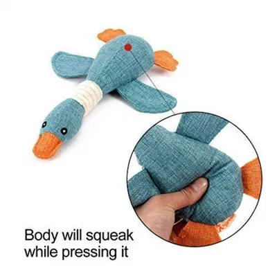 PetTribes Jouet Oie Couineuse en Peluche pour Chien PetTribes Jouet Oie Couineuse en Peluche pour Chien