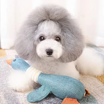PetTribes Jouet Oie Couineuse en Peluche pour Chien PetTribes Jouet Oie Couineuse en Peluche pour Chien