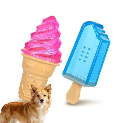 HausPets Lot de 2 Jouets à Mâcher Congelables pour Chiens Bleu