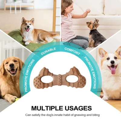 PetTribes Jouet à Mâcher Chien Résistant, Os Dentition PetTribes Jouet à Mâcher Chien Résistant, Os Dentition