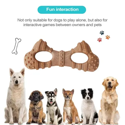 PetTribes Jouet à Mâcher Chien Résistant, Os Dentition PetTribes Jouet à Mâcher Chien Résistant, Os Dentition