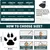 HausPets Lot de 4 Bottes Imperméables pour Chiens XXL Noir HausPets Lot de 4 Bottes Imperméables pour Chiens XXL Noir