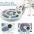 Jouet Puzzle Chien Intelligent, Ralentisseur Alimentaire Antidérapan Jouet Puzzle Chien Intelligent, Ralentisseur Alimentaire Antidérapan