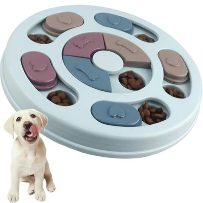Jouet Puzzle Chien Intelligent, Ralentisseur Alimentaire Antidérapan