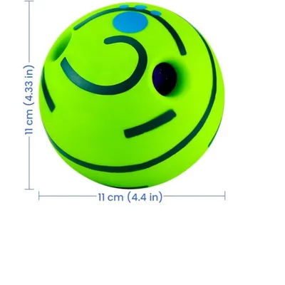 ZooVenture Balle Rire Chien - 11cm, Sans Piles, Indestructible ZooVenture Balle Rire Chien - 11cm, Sans Piles, Indestructible