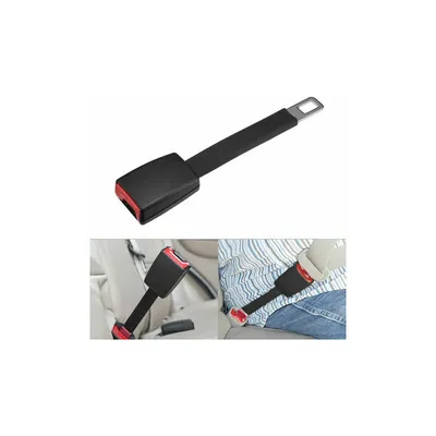 Boucle d'extension de ceinture de sécurité de voiture noir Boucle d'extension de ceinture de sécurité de voiture noir