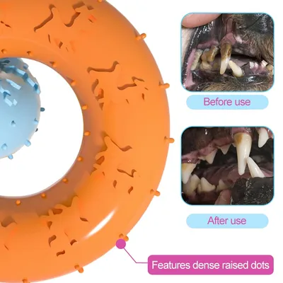 PetTribes Jouet Chien Anneau Double Dental PetTribes Jouet Chien Anneau Double Dental