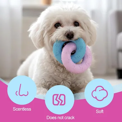 PetTribes Jouet Chien Anneau Double Dental PetTribes Jouet Chien Anneau Double Dental