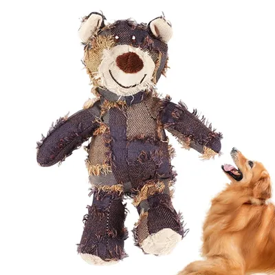 PetTribes Jouet pour Chien Ours Couineur Résistant PetTribes Jouet pour Chien Ours Couineur Résistant