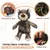 PetTribes Jouet pour Chien Ours Couineur Résistant PetTribes Jouet pour Chien Ours Couineur Résistant