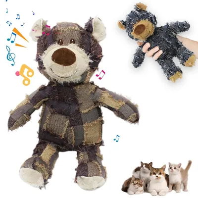 PetTribes Jouet pour Chien Ours Couineur Résistant PetTribes Jouet pour Chien Ours Couineur Résistant