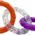 HausPets Anneau à Tirer Résistant avec Corde Chiens Petits Orange/Violet HausPets Anneau à Tirer Résistant avec Corde Chiens Petits Orange/Violet