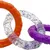 HausPets Anneau à Tirer Résistant avec Corde Chiens Petits Orange/Violet HausPets Anneau à Tirer Résistant avec Corde Chiens Petits Orange/Violet
