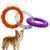 HausPets Anneau à Tirer Résistant avec Corde Chiens Petits Orange/Violet HausPets Anneau à Tirer Résistant avec Corde Chiens Petits Orange/Violet
