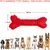 ZooVenture Jouet Indestructible Chien - Caoutchouc, Os, Bœuf ZooVenture Jouet Indestructible Chien - Caoutchouc, Os, Bœuf