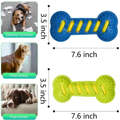 PetTribes Jouet à Mâcher Os Sonore pour Chien PetTribes Jouet à Mâcher Os Sonore pour Chien
