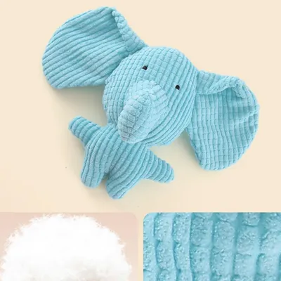 FurryFusion Jouet en peluche d'éléphant pour chiens FurryFusion Jouet en peluche d'éléphant pour chiens