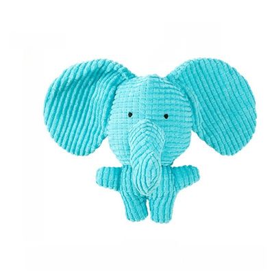 FurryFusion Jouet en peluche d'éléphant pour chiens