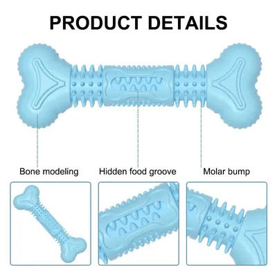 PetTribes Jouet Chien Os Molaire Squeaky PetTribes Jouet Chien Os Molaire Squeaky